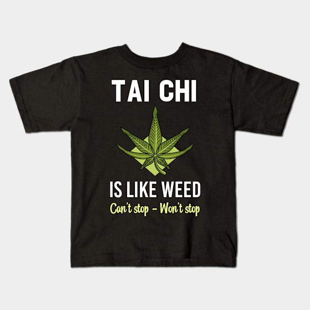 Cant stop Tai Chi Taichi Kids T-Shirt by Hanh Tay